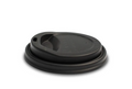 Tapa negra para vasos calientes de 10/20oz CPLA
