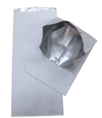 Bolsa Termica Blanca con pelicula Metalizada de Aluminio  en el Interior