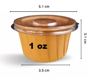 Vaso Souffle/Salsero con Tapa
