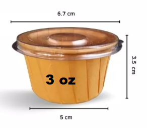 Vaso Souffle/Salsero con Tapa