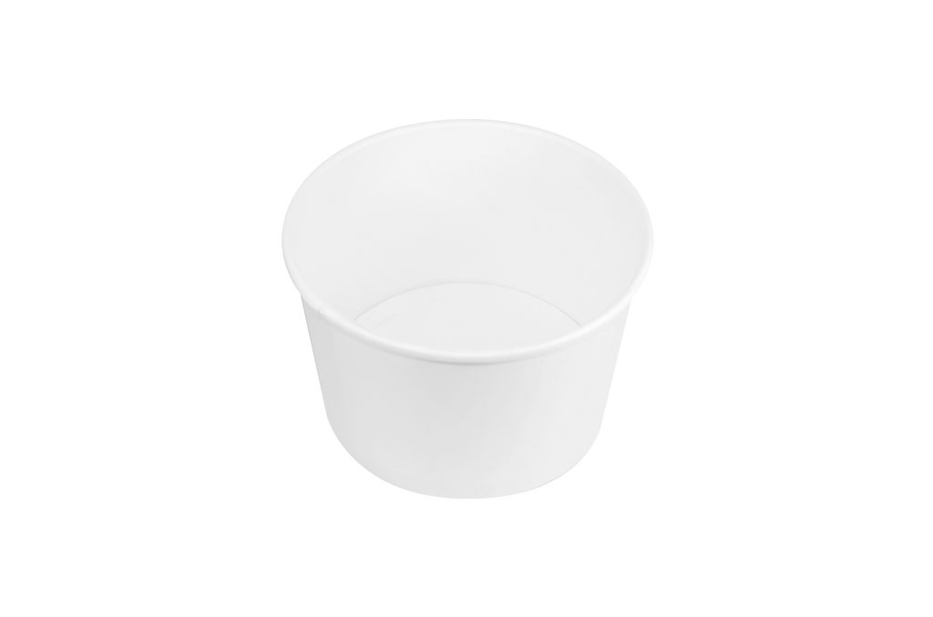 Contendedor de papel blanco - 8 oz