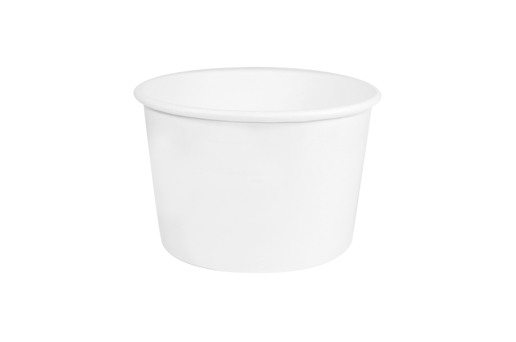 Contendedor de papel blanco - 12 oz