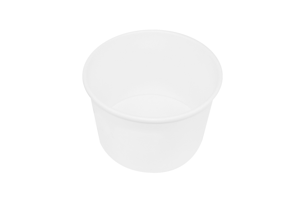 Contendedor de papel blanco - 12 oz