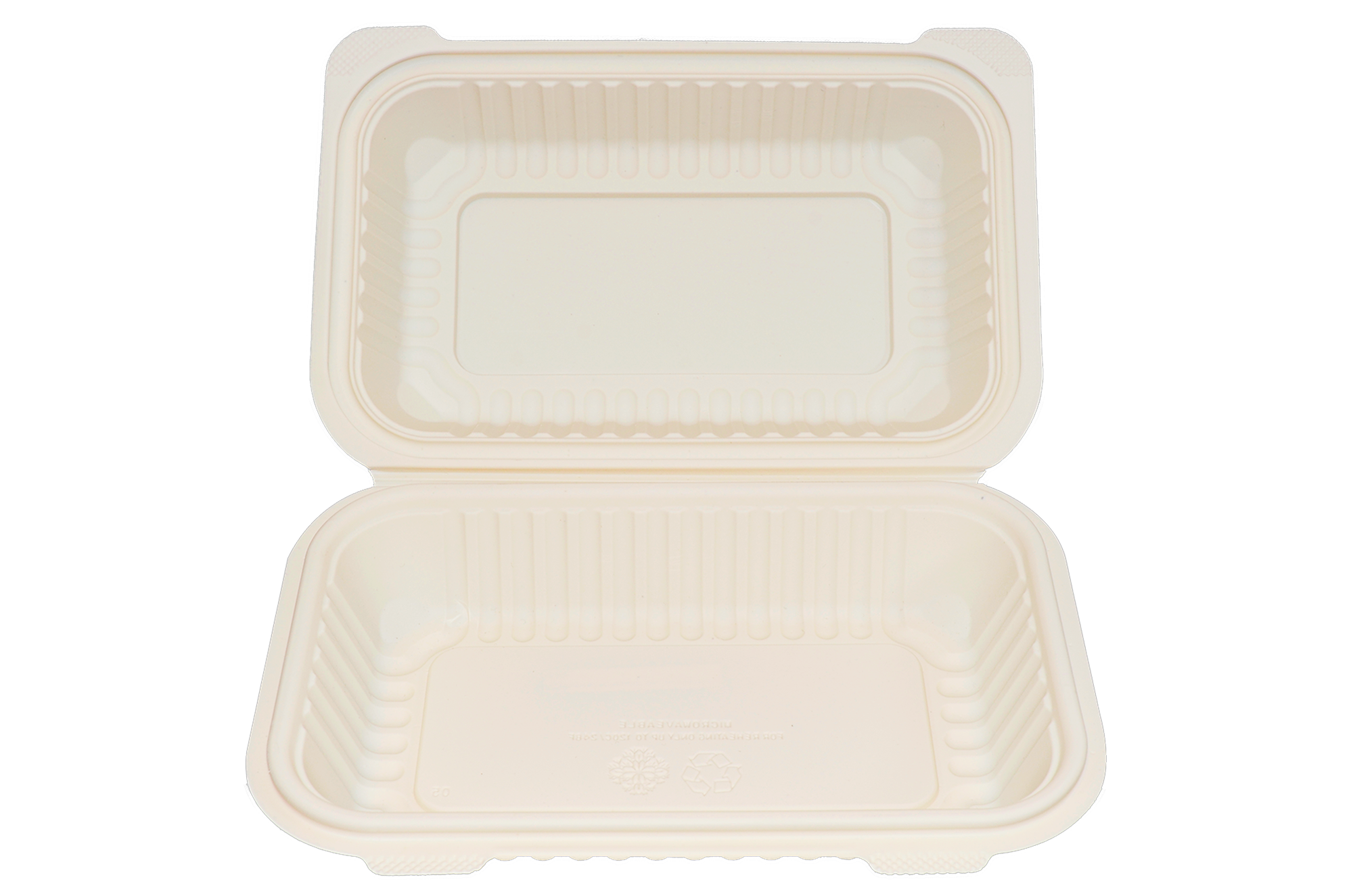 Almeja rectangular fécula de maíz