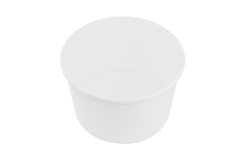 Contendedor de papel blanco - 16 oz