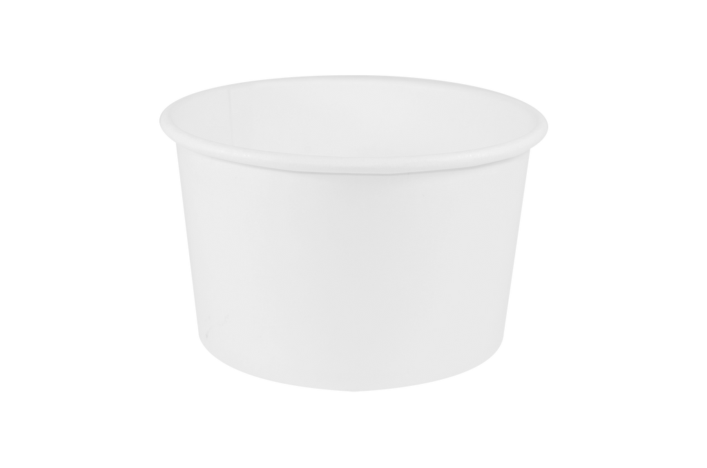 Contendedor de papel blanco - 16 oz