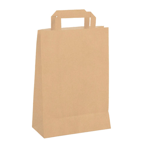 Bolsa Kraft de Asa Plana